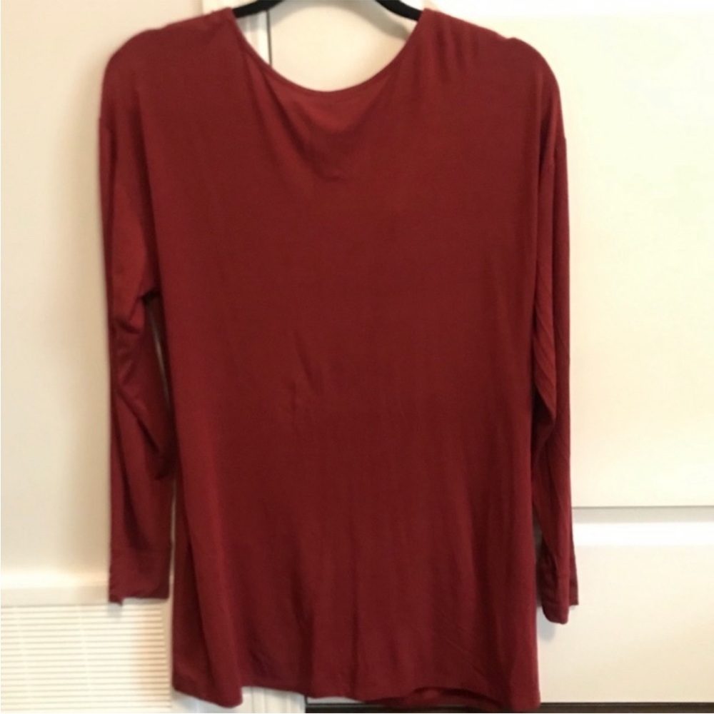 Wilfred Relaxed Brown Long Sleeve Tunic
